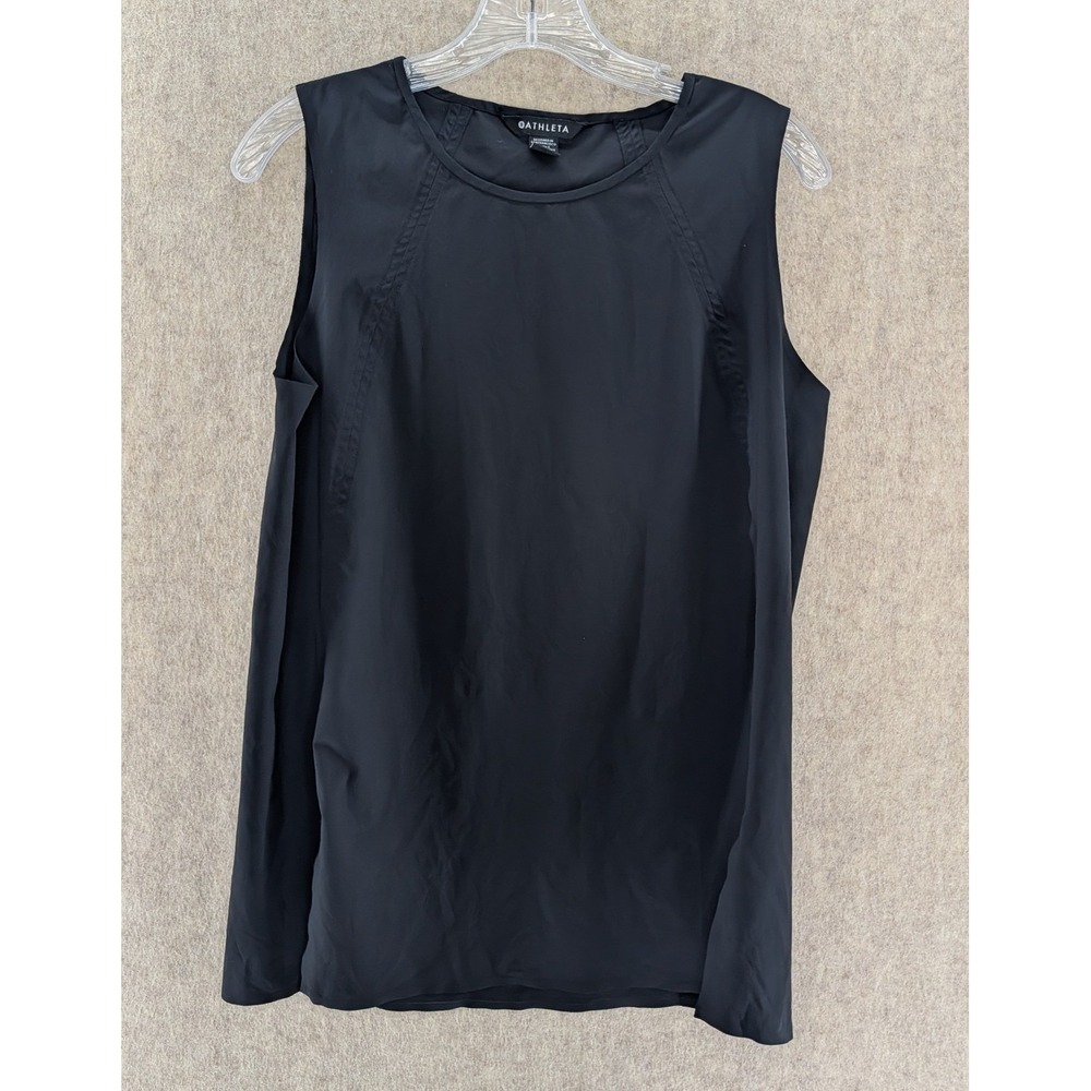 Athleta Black Sleeveless Tank Top Women's Size Medium Athletic Workout Casual